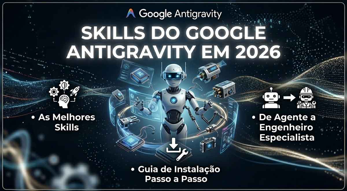 Google Antigravity Skills em 2026: As Melhores Skills, Como Instalar e Transformar o Agente em um Engenheiro Especialista