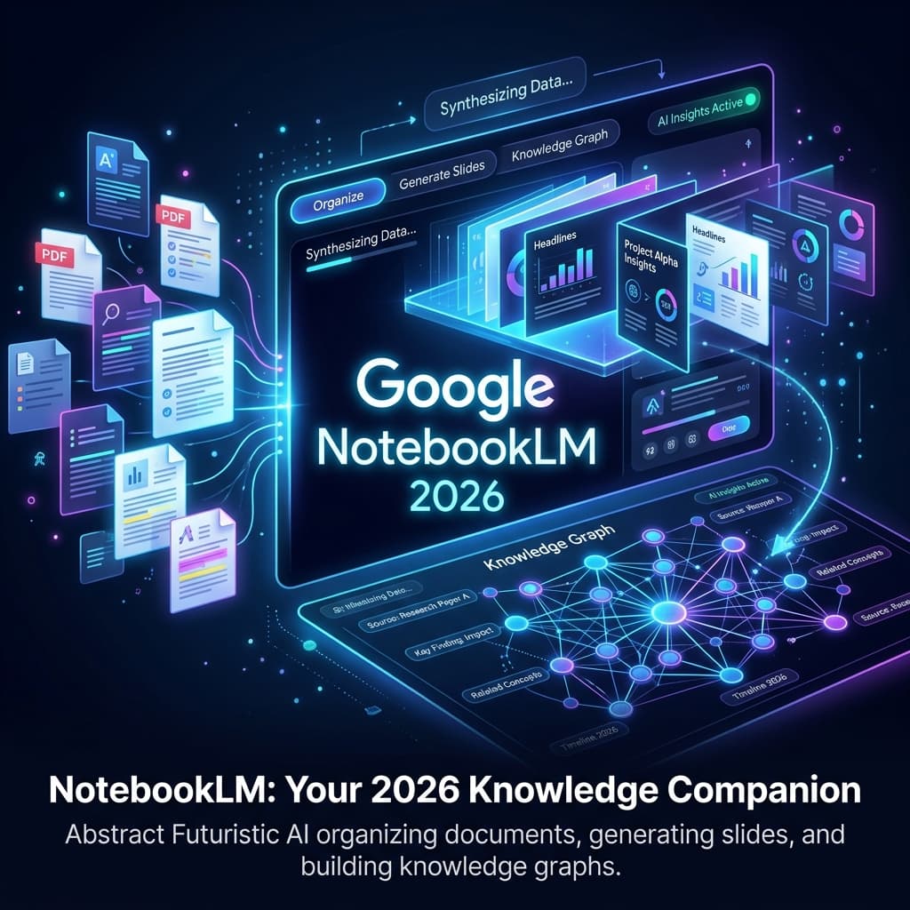 NotebookLM em 2026: Como Usar a IA do Google para Pesquisar, Organizar Fontes, Criar Slides, Vídeos e Relatórios com Contexto Real