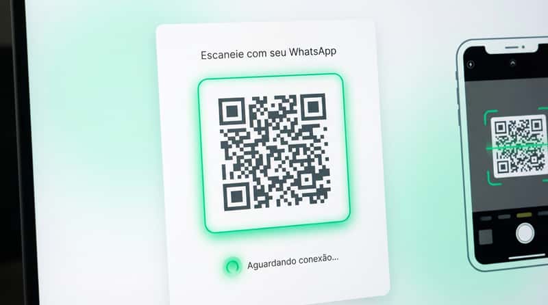 Demonstração da funcionalidade: Conexão por QR Code - Zently